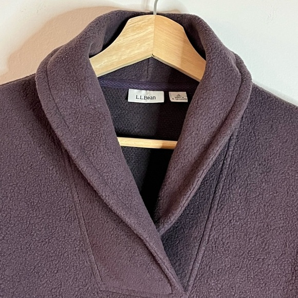 L.L. Bean Women’s Shawl Collar Fleece Pullover - Size Small - Picture 11 of 13
